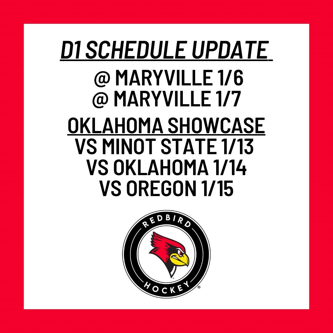 ‼️SCHEDULE UPDATE‼️

D1 adds 5 games to their schedule in the second semester! 

#rollbirds #hereforgood